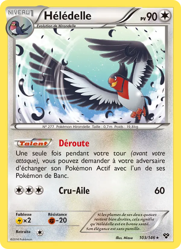 Carte Pokémon Hélédelle 103