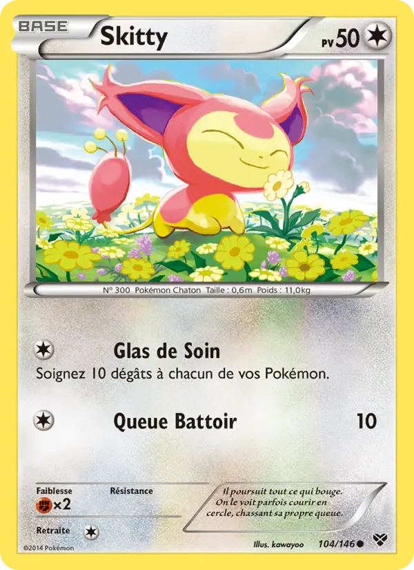 Carte Pokémon Skitty 104