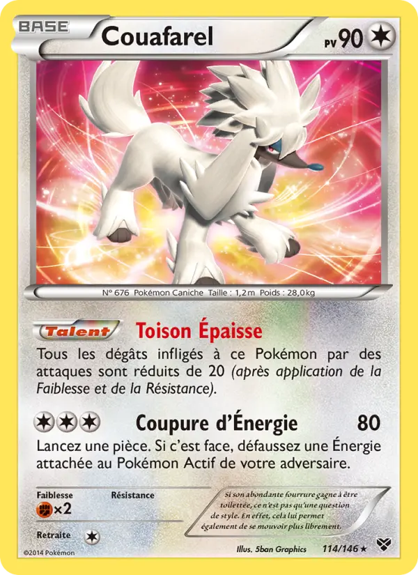 Carte Pokémon Couafarel 114
