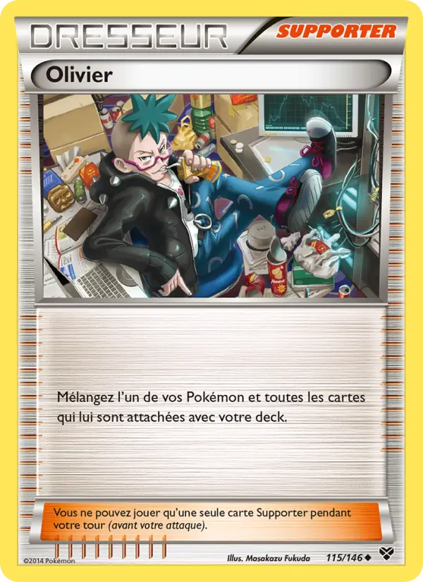 Carte Pokémon Olivier 115