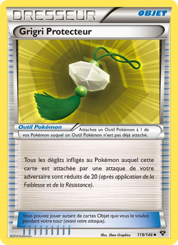 Carte Pokémon Grigri Protecteur 119