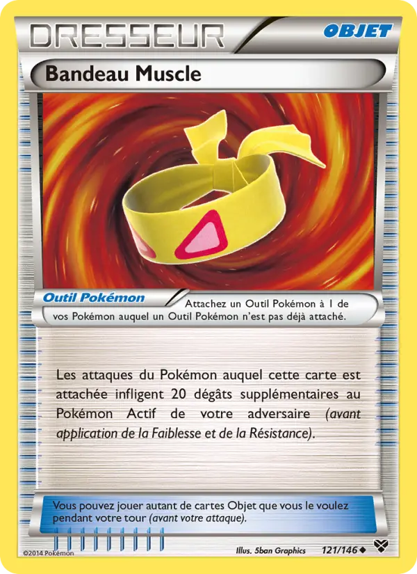 Carte Pokémon Bandeau Muscle 121