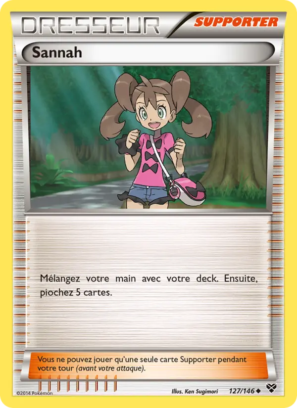 Carte Pokémon Sannah 127
