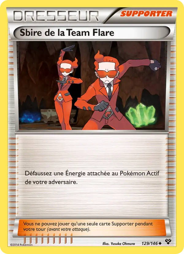Carte Pokémon Sbire de la Team Flare 129