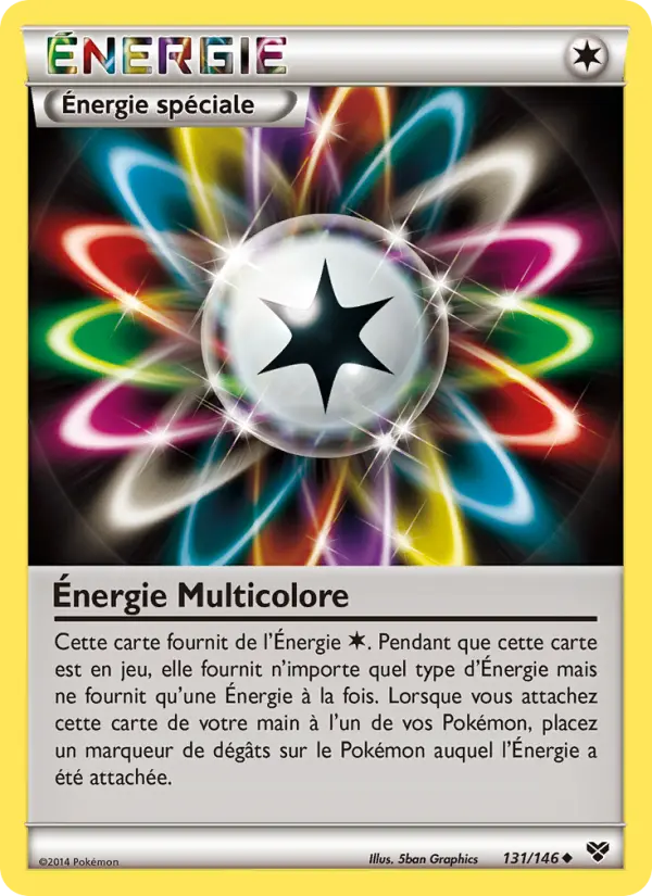 Carte Pokémon Énergie Multicolore 131