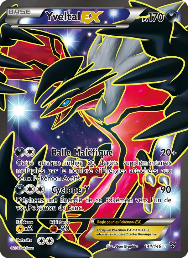 Carte Pokémon Yveltal EX 144
