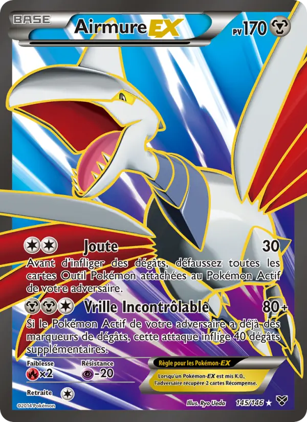 Carte Pokémon Airmure EX 145