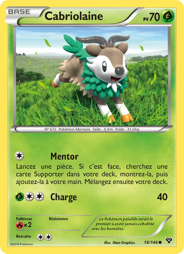 Carte Pokémon Cabriolaine 18