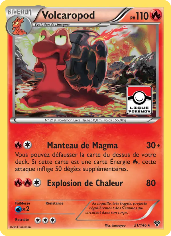 Carte Pokémon Volcaropod 21