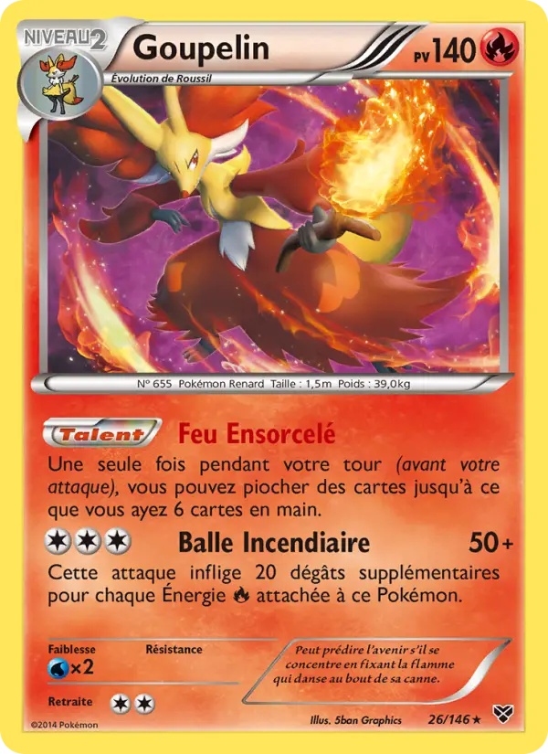 Carte Pokémon Goupelin 26