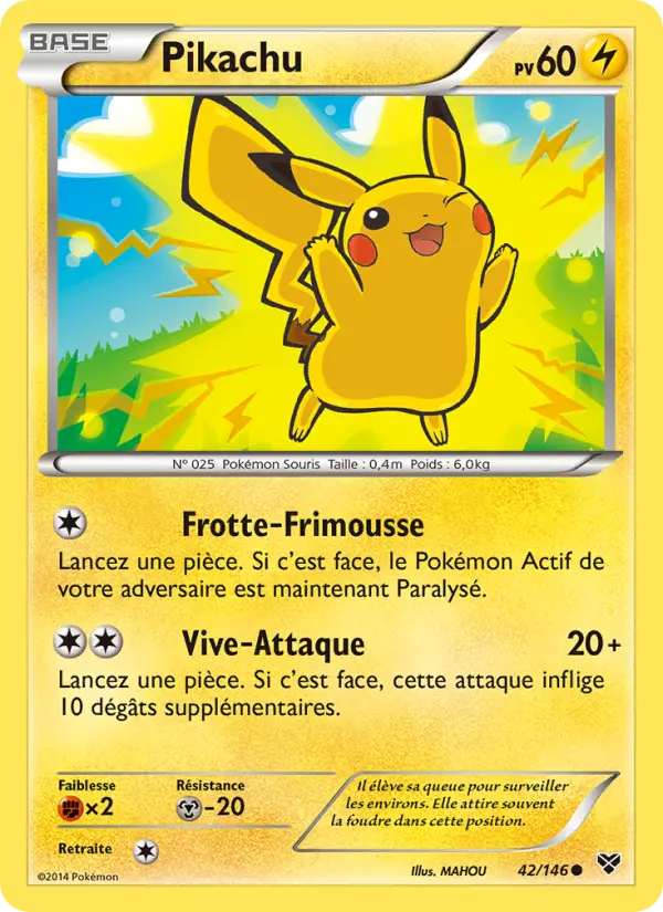 Carte Pokémon Pikachu 42
