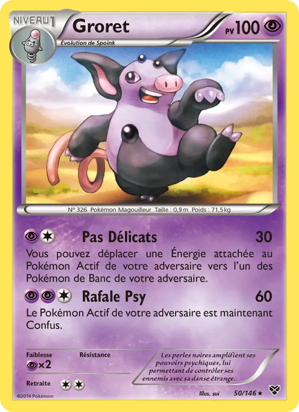Carte Pokémon Groret 50