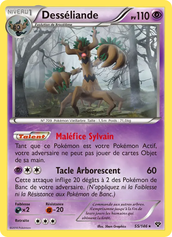 Carte Pokémon Desséliande 55