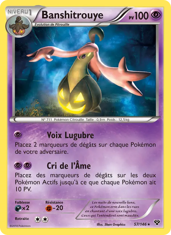 Carte Pokémon Banshitrouye 57