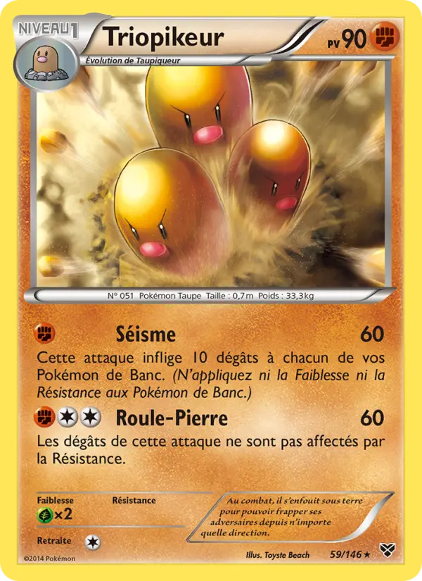 Carte Pokémon Triopikeur 59
