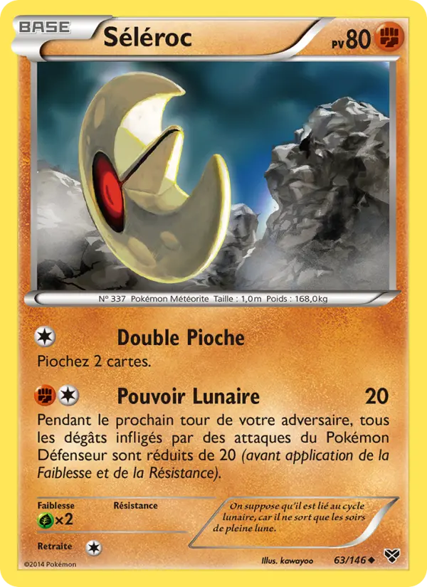 Carte Pokémon Séléroc 63