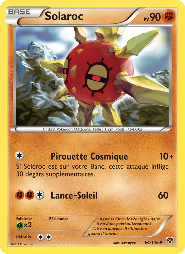 Carte Pokémon Solaroc 64