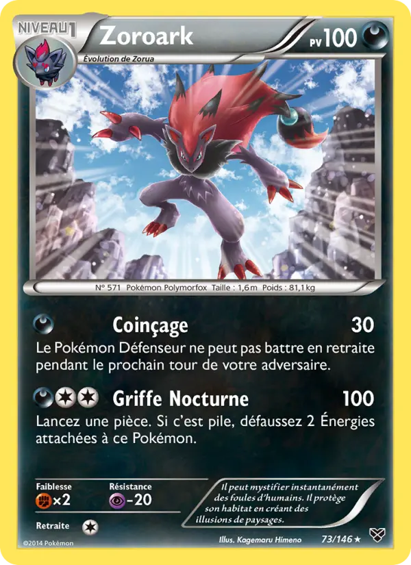 Carte Pokémon Zoroark 73
