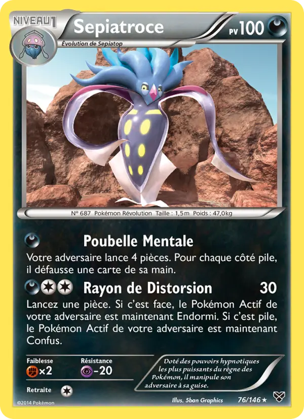 Carte Pokémon Sepiatroce 76