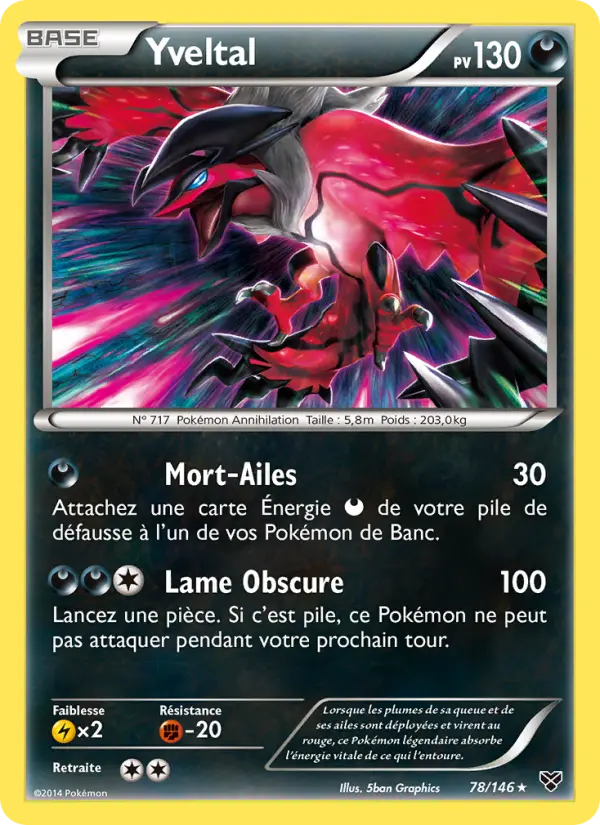 Carte Pokémon Yveltal 78