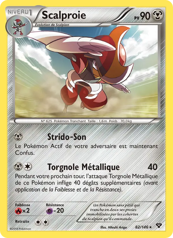 Carte Pokémon Scalproie 82