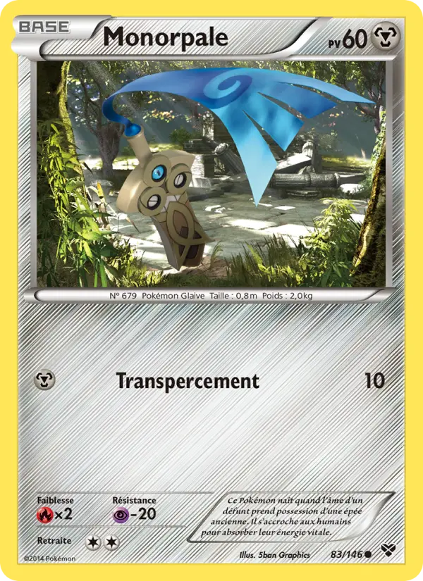 Carte Pokémon Monorpale 83