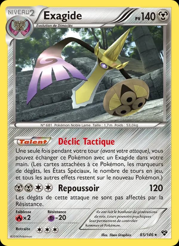 Carte Pokémon Exagide 85