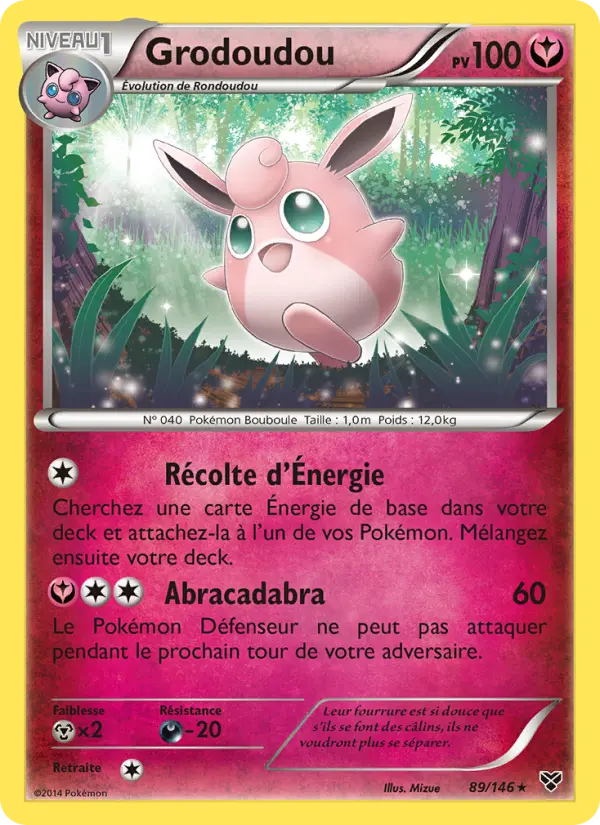 Carte Pokémon Grodoudou 89