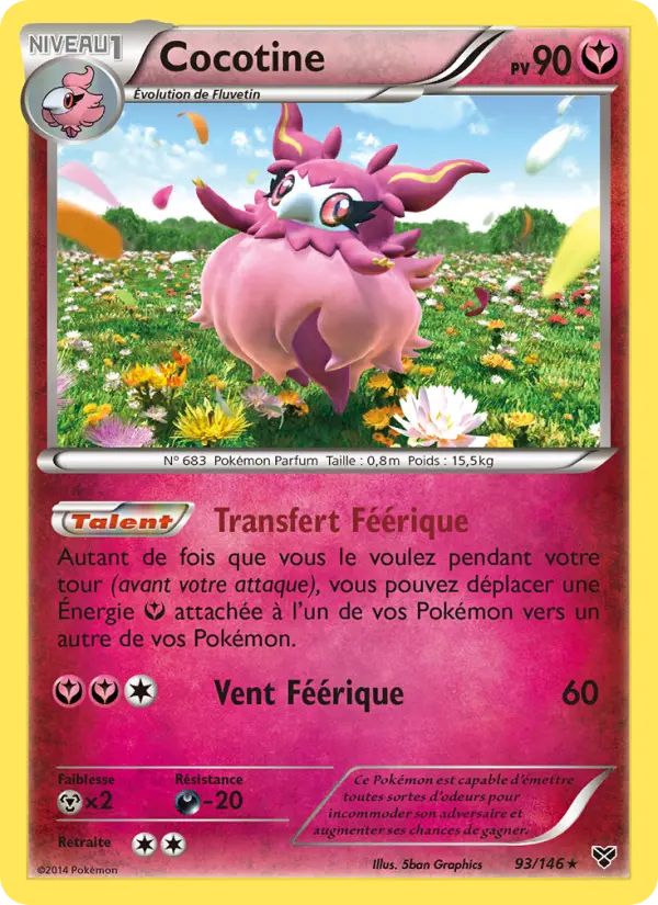 Carte Pokémon Cocotine 93