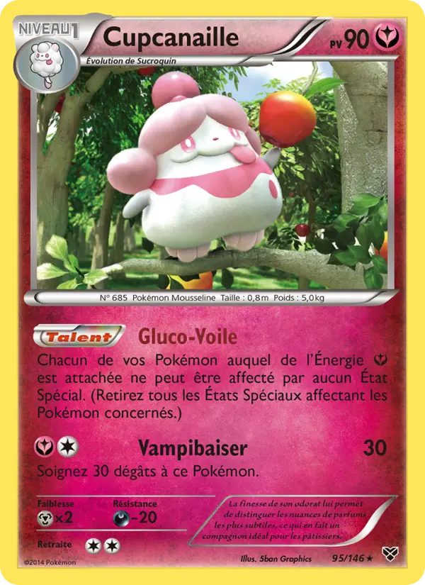 Carte Pokémon Cupcanaille 95