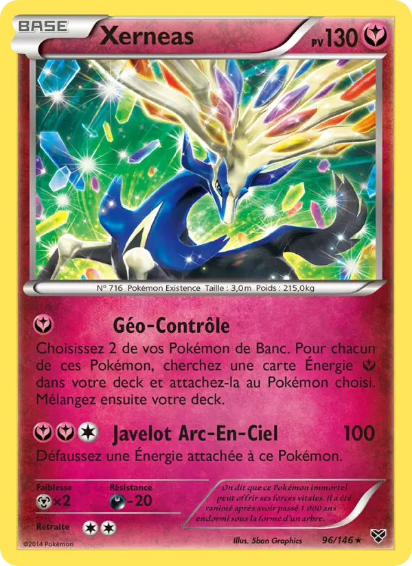 Carte Pokémon Xerneas 96