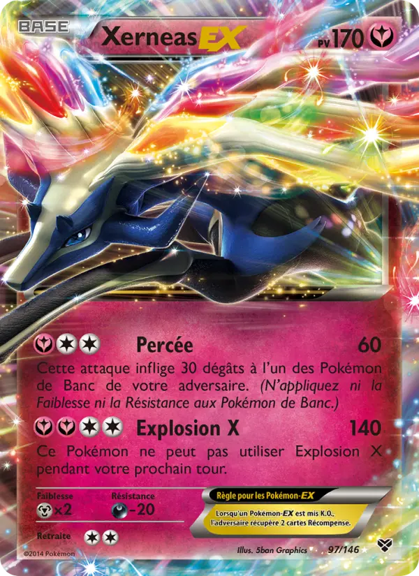 Carte Pokémon Xerneas EX 97