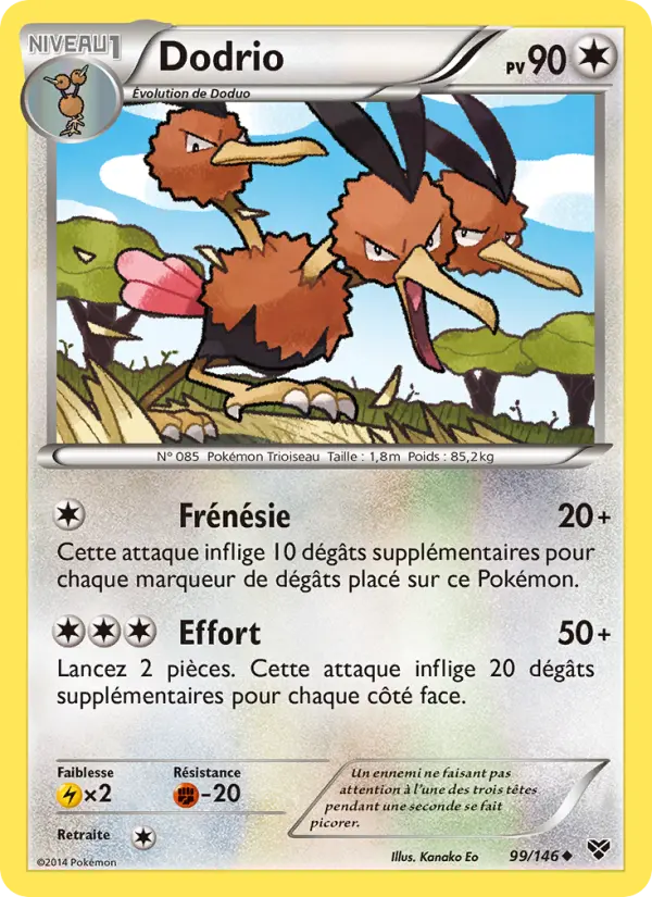 Carte Pokémon Dodrio 99