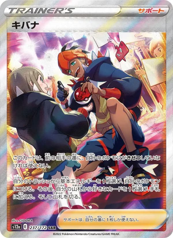 Carte Pokémon キバナ 237