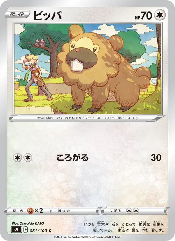 Carte Pokémon ビッパ 081