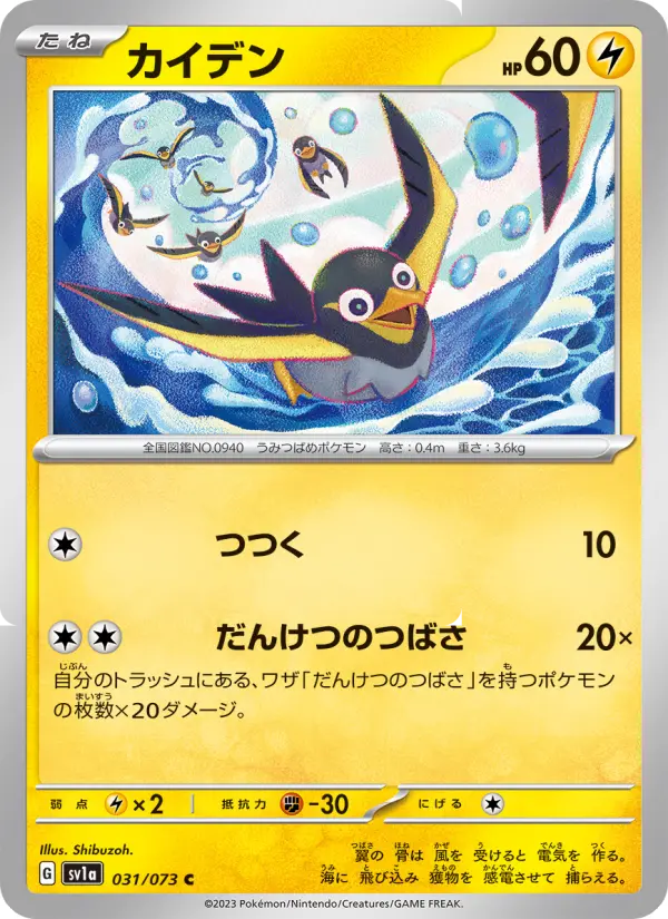 Carte Pokémon カイデン 031