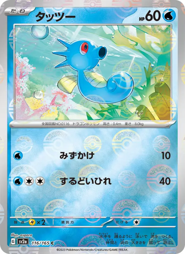Carte Pokémon タッツー 116