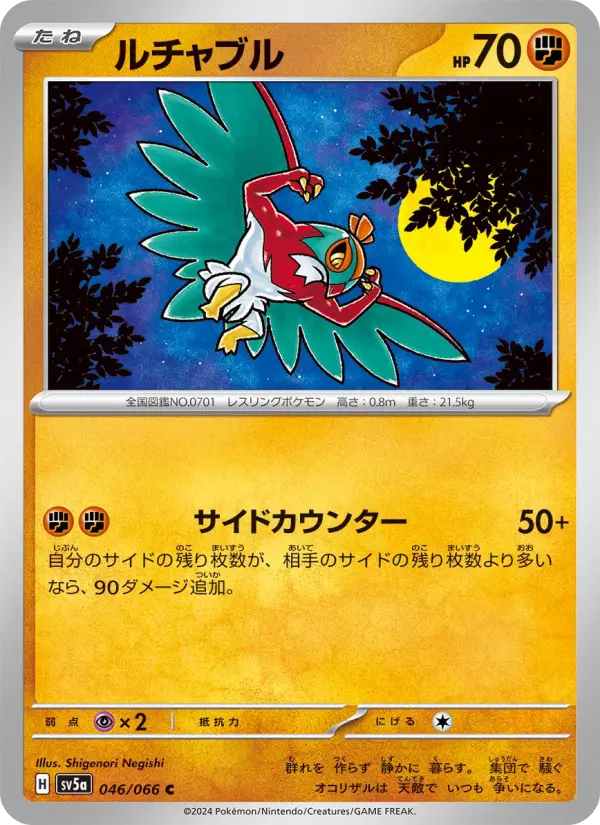 Carte Pokémon ルチャブル 046